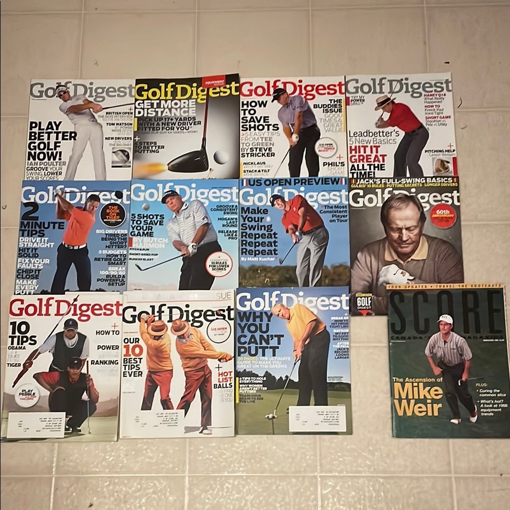 Golf Digest Magazine Collection 2010-2011
